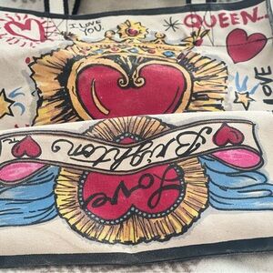 Brighton Colorful Graphic Tote Bag